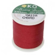 KO Beading thread Rich red 6